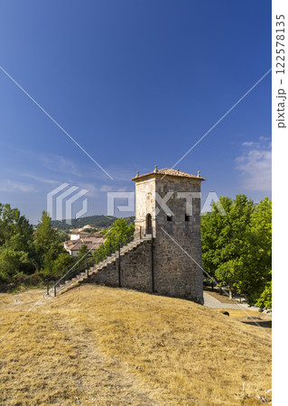 Rock carved hermitage of Saints Justus and Pastor, Olleros de Pisuerga (Iglesia de los Santos Justo y Pastor), Aguilar de Campoo, Castilla y Leon, Spain 122578135