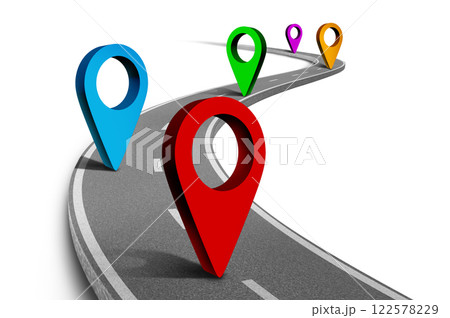 Business Road Map 122578229