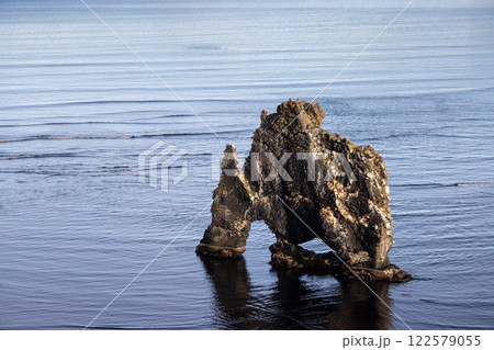 Natural statue of a drinking animal, Iceland Natural statue of a drinking animal, Iceland 122579055