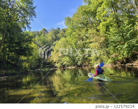 Kayaking Adventure in Lush Hocking Hills at Eye Level 122579214