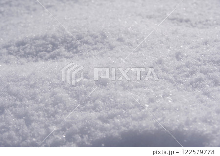 雪　雪面　積雪　 122579778