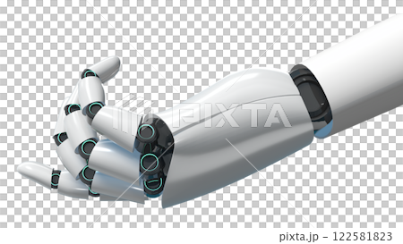 ロボットの手 122581823