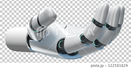 ロボットの手 122581829