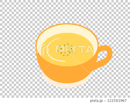 南瓜湯或南瓜濃湯的插圖 122581967