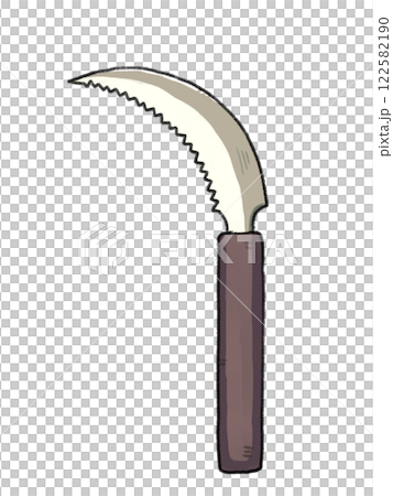 鎌のイラスト 122582190
