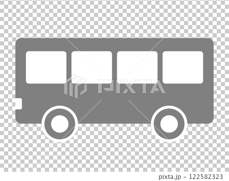 Bus silhouette icon 122582323