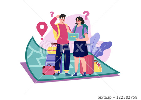 The Couple Got Lost While Traveling Abroad The Couple Got Lost While Traveling Abroad 122582759