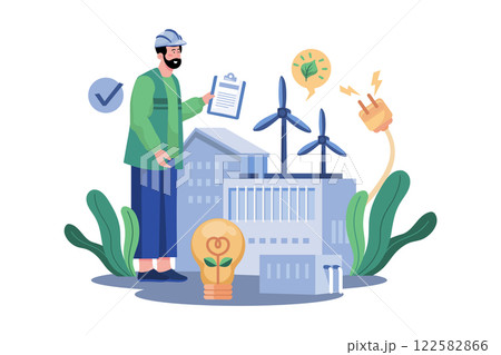 Industrial Plants Using Wind Power 122582866