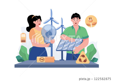 Protect The Environment By Using Green Energy Protect The Environment By Using Green Energy 122582875