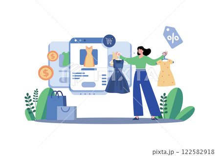 The Girl Who Buys Goods Online 122582918