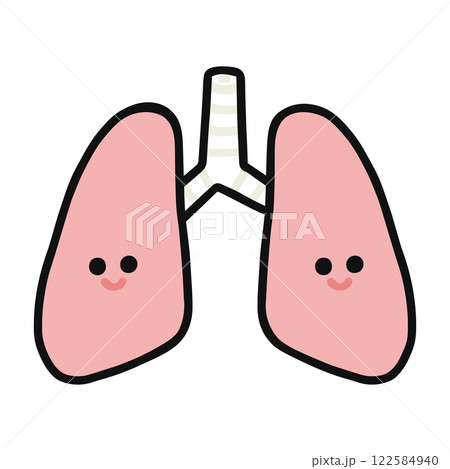 かわいい肺 122584940