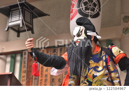 石見神楽 スサノオノミコト 神社で奉納 石見神楽 スサノオノミコト 神社で奉納 122584967
