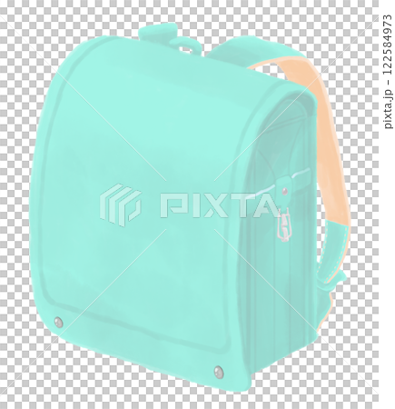 Mint colored school bag 122584973
