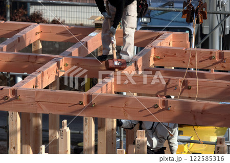 建築中建前工事 建築中建前工事 122585316