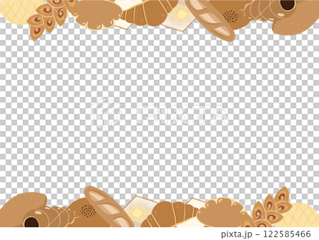 各種麵包背景圖框 122585466