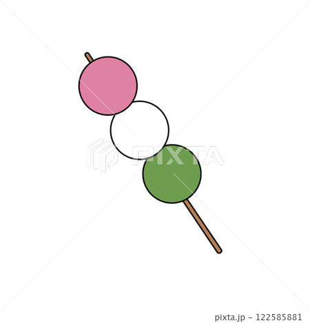 A stick with three round balls on it A stick with three round balls on it 122585881
