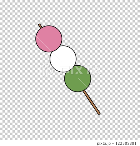 A stick with three round balls on it A stick with three round balls on it 122585881