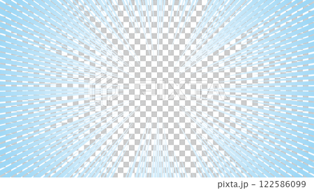 Concentrated line light blue background frame simple 122586099
