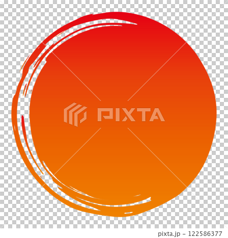 刷圈紅色圓圈單個 122586377