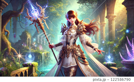 和風ファンタジー　武将 122586790