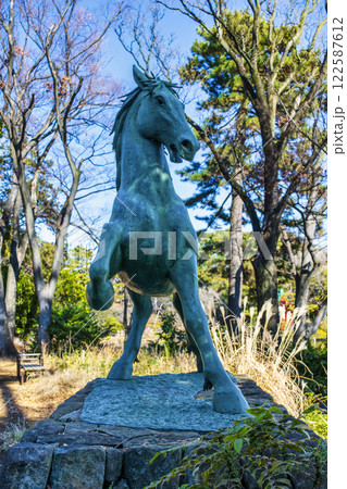 東京都大田区 洗足池公園 名馬 池月之像 東京都大田区 洗足池公園 名馬 池月之像 122587612
