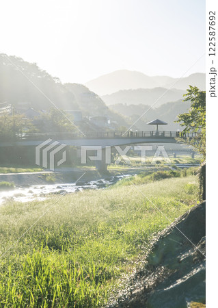 新緑と清流の三朝温泉 122587692