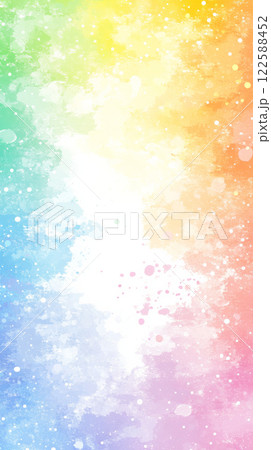 Colorful pastel gradient with splatter effect 122588452