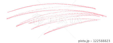 pink pencil strokes isolated on transparent background 122588823