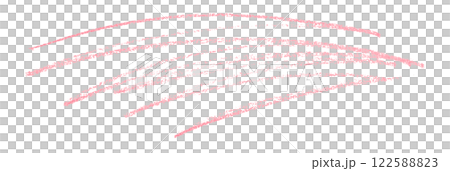 pink pencil strokes isolated on transparent background 122588823