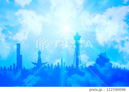 大阪イメージイラスト 大阪イメージイラスト 122590096
