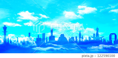 大阪イメージイラスト 122590100