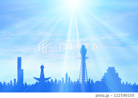 大阪イメージイラスト 大阪イメージイラスト 122590105