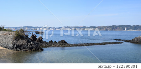 レインボービーチから見た風景・鹿児島市街 レインボービーチから見た風景・鹿児島市街 122590801