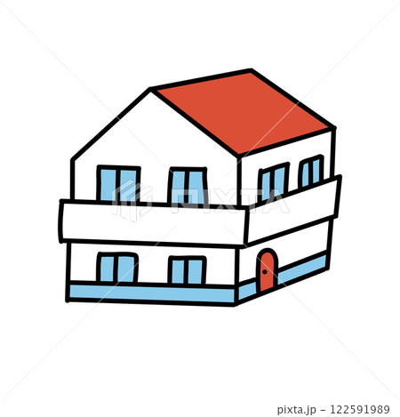 新築の2階建ての家 新築の2階建ての家 122591989