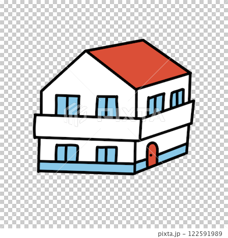 新築の2階建ての家 新築の2階建ての家 122591989