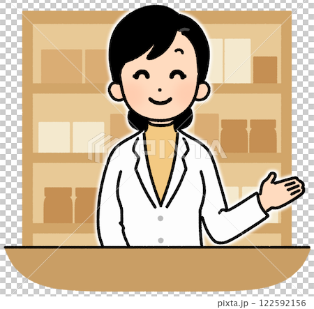 Smiling pharmacist_female 122592156