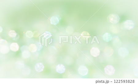 新緑若葉のきらきら背景 春初夏ぼやけた玉ボケ 淡い 新緑若葉のきらきら背景 春初夏ぼやけた玉ボケ 淡い 122593828