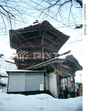 会津若松市の飯盛山のさざえ堂 122594464