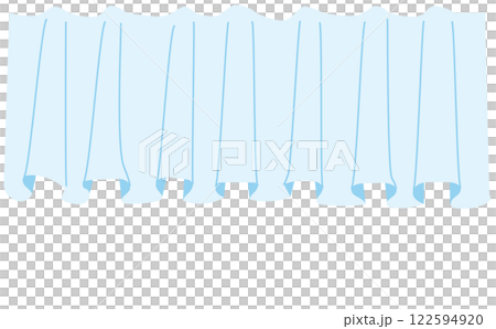 豪華なフリルの装飾ベクターイラスト素材 豪華なフリルの装飾ベクターイラスト素材 122594920