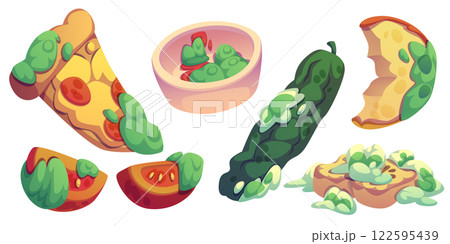 Rotten food collection 122595439