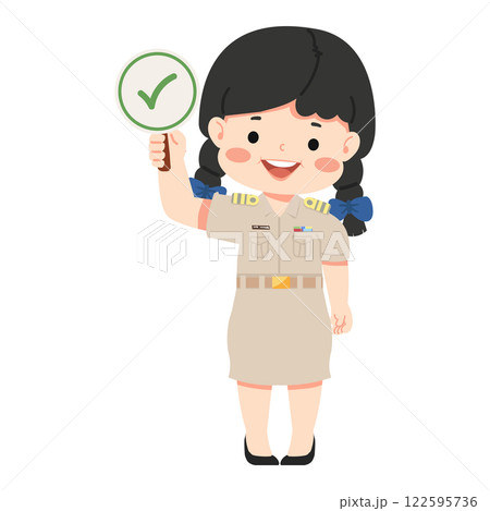 teacher making the right decision 122595736