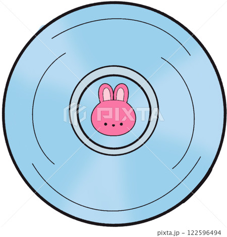 The illustration of a compact disk 122596494
