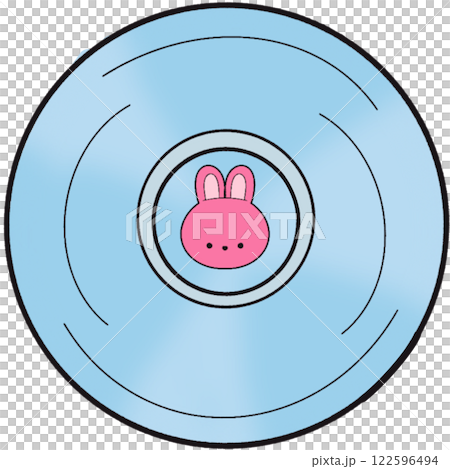 The illustration of a compact disk 122596494