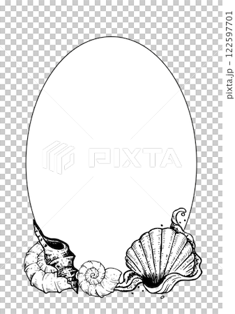 sea vector sketch shell sea vector sketch shell 122597701