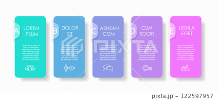 Infographic design template with place for your data. Vector illustration. Infographic design template with place for your data. Vector illustration. 122597957