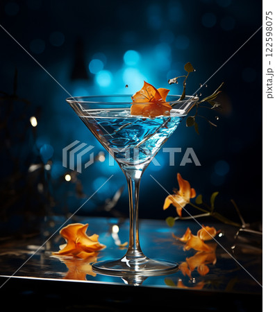 Beautiful, luxurious drinks and backgrounds. Illustrations, posters, beverage advertising media. Beautiful, luxurious drinks and backgrounds. Illustrations, posters, beverage advertising media. 122598075