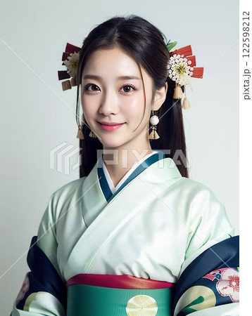 着物を着た女性 122598212