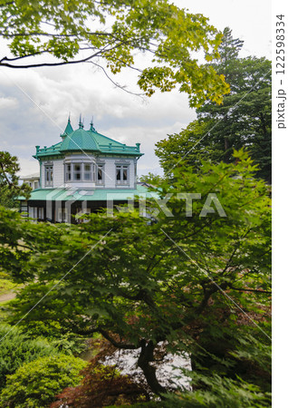 盛美園の洋館「盛美館」　青森、平川市 122598334