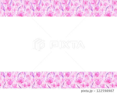 チューリップの背景　F-1 122598987