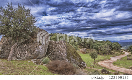 Protected Landscape Monte Valcorchero y Sierra del Gordo, Caceres, Spain 122599185
